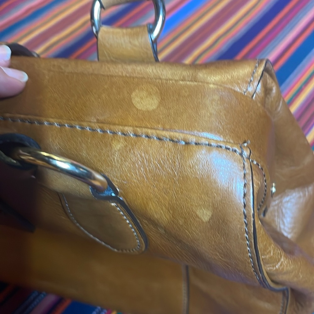 Divina Firenze Brown Leather Doctors Bag Made in Italy VGUC - Picture 7 of 11